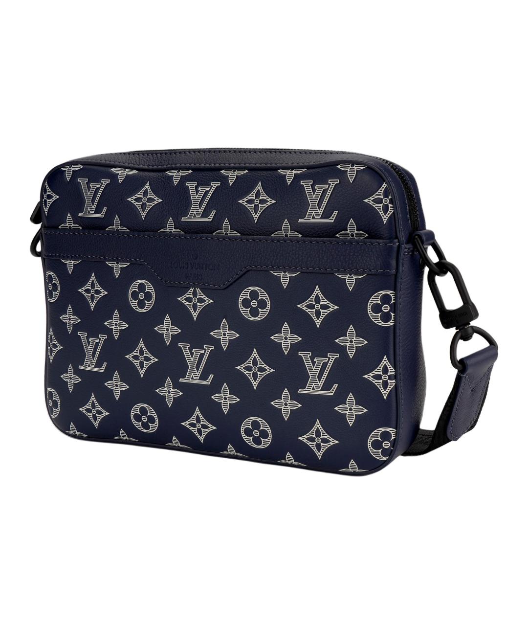 LOUIS VUITTON Темно-синяя сумка на плечо, фото 2