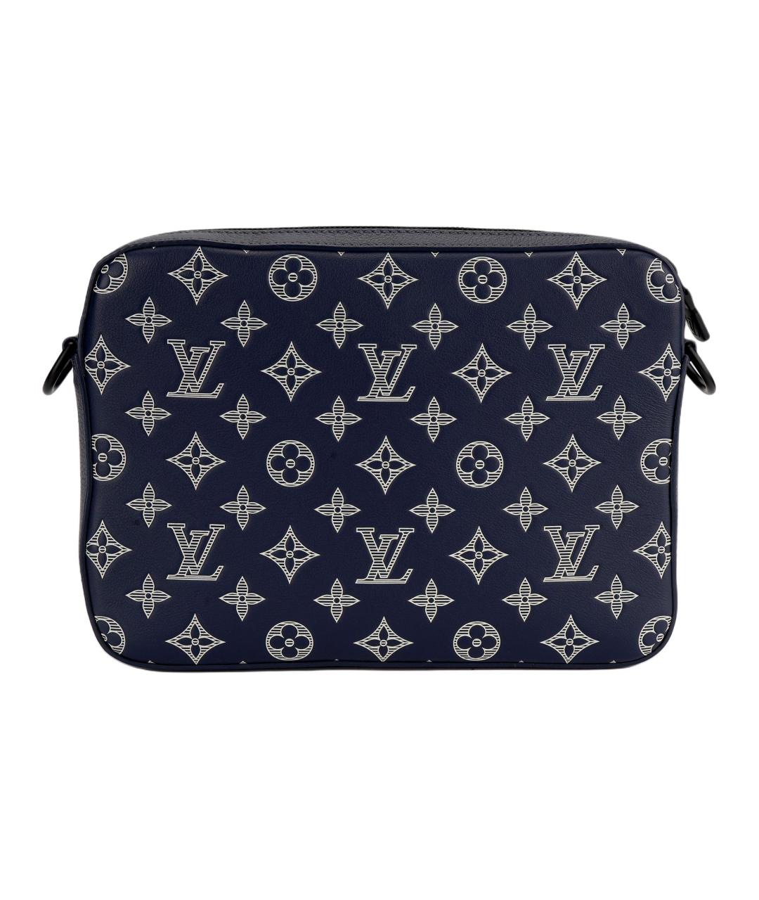 LOUIS VUITTON Темно-синяя сумка на плечо, фото 3