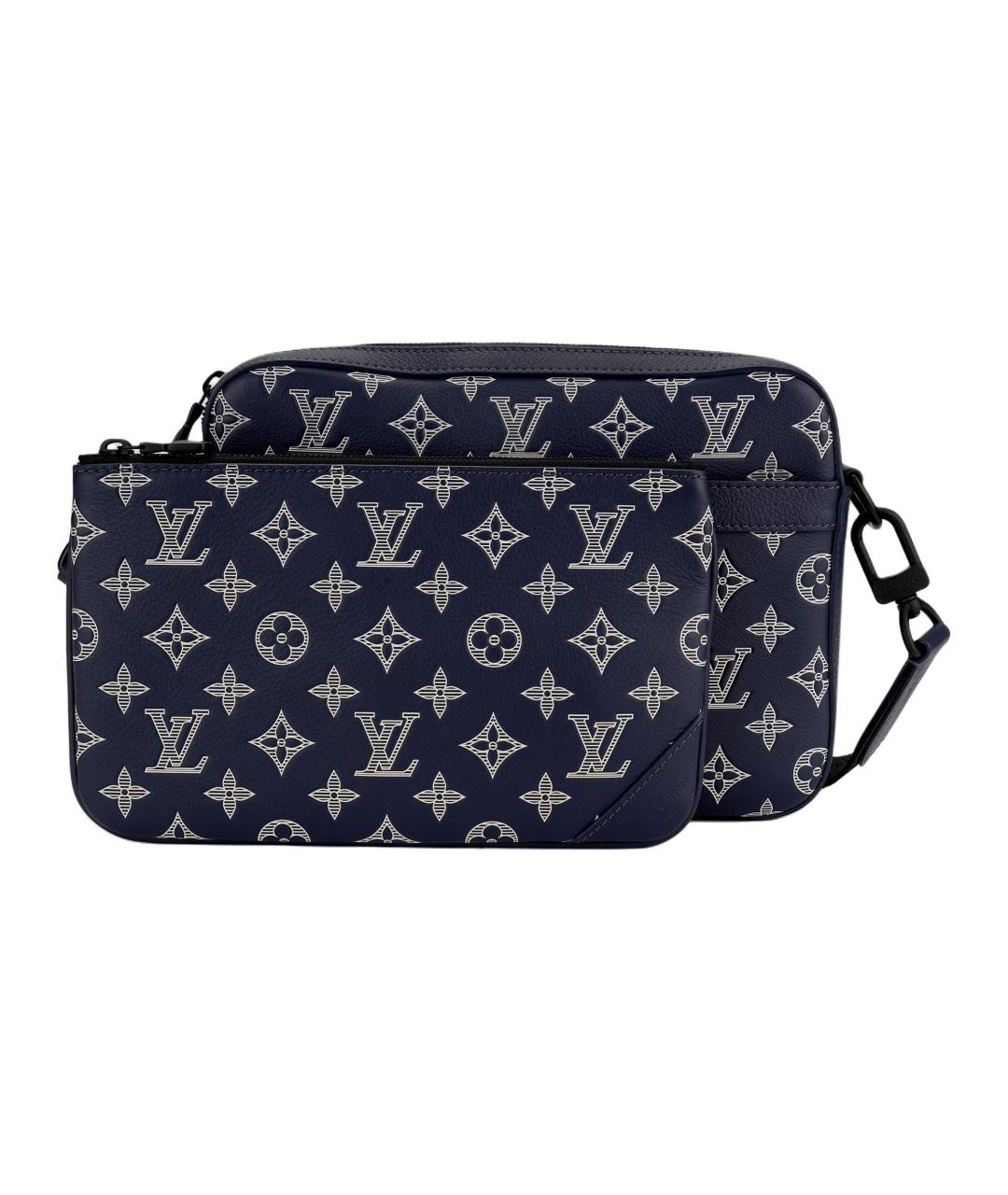 LOUIS VUITTON Темно-синяя сумка на плечо, фото 1