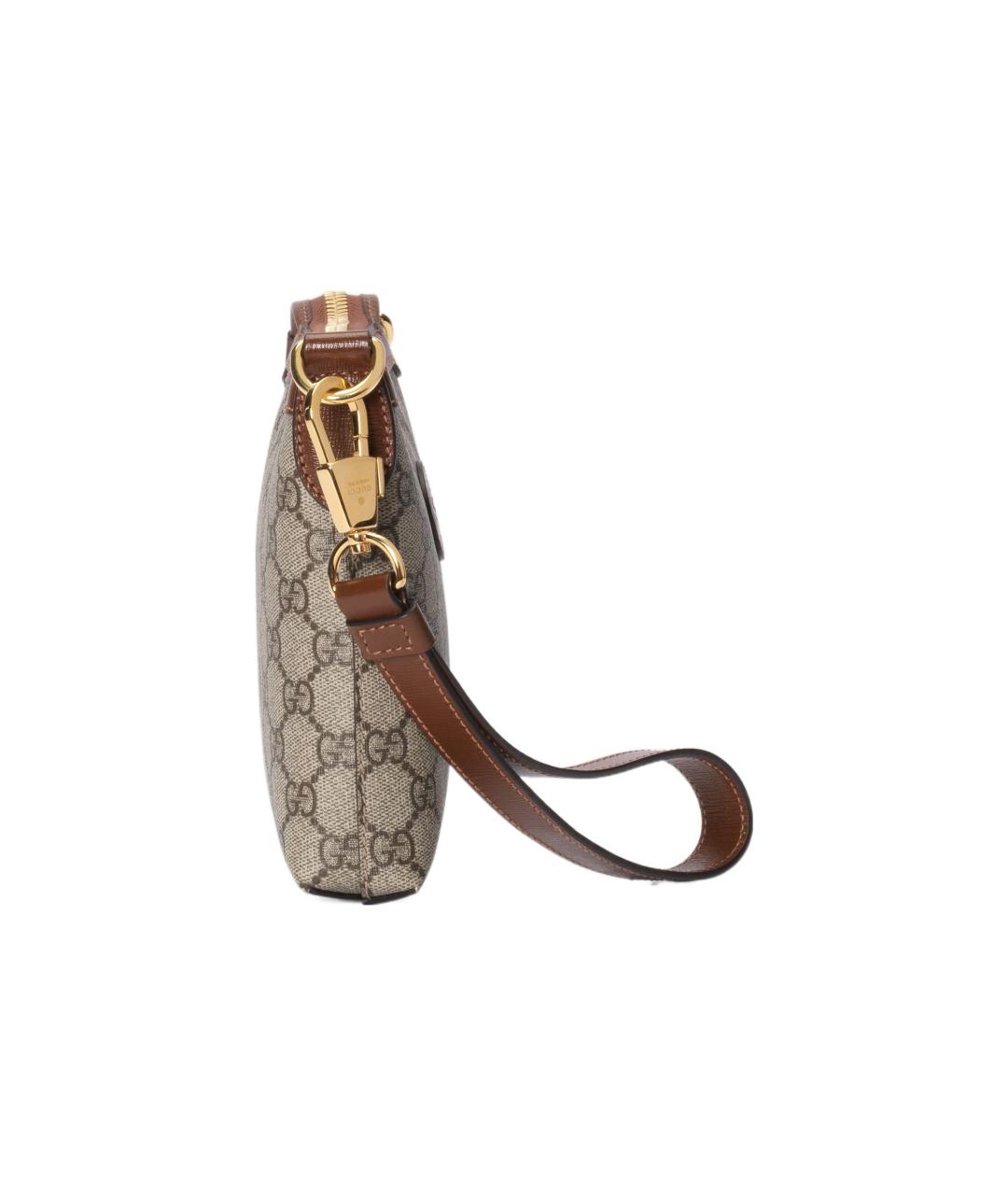 GUCCI Коричневая сумка на плечо, фото 5