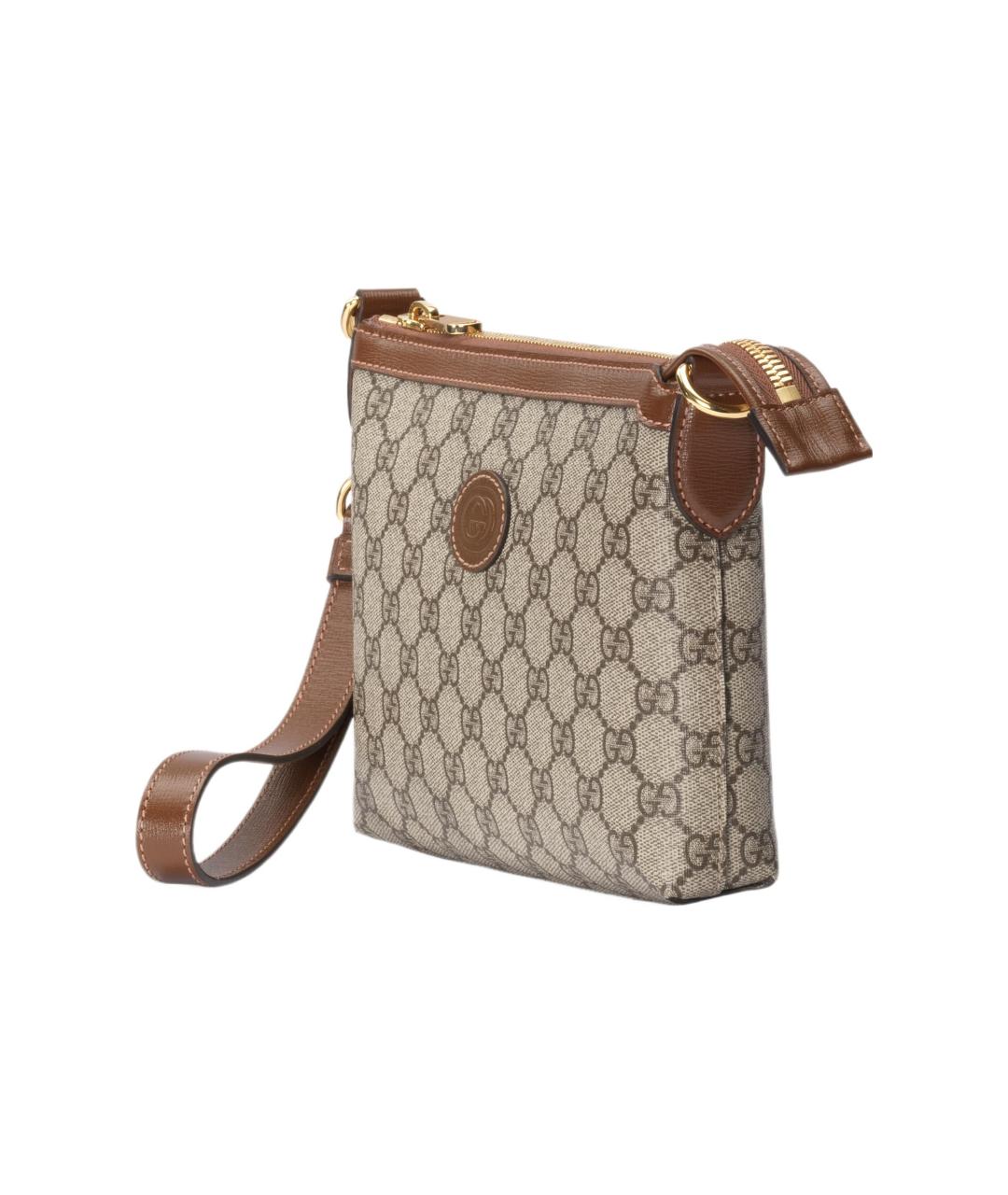 GUCCI Коричневая сумка на плечо, фото 2