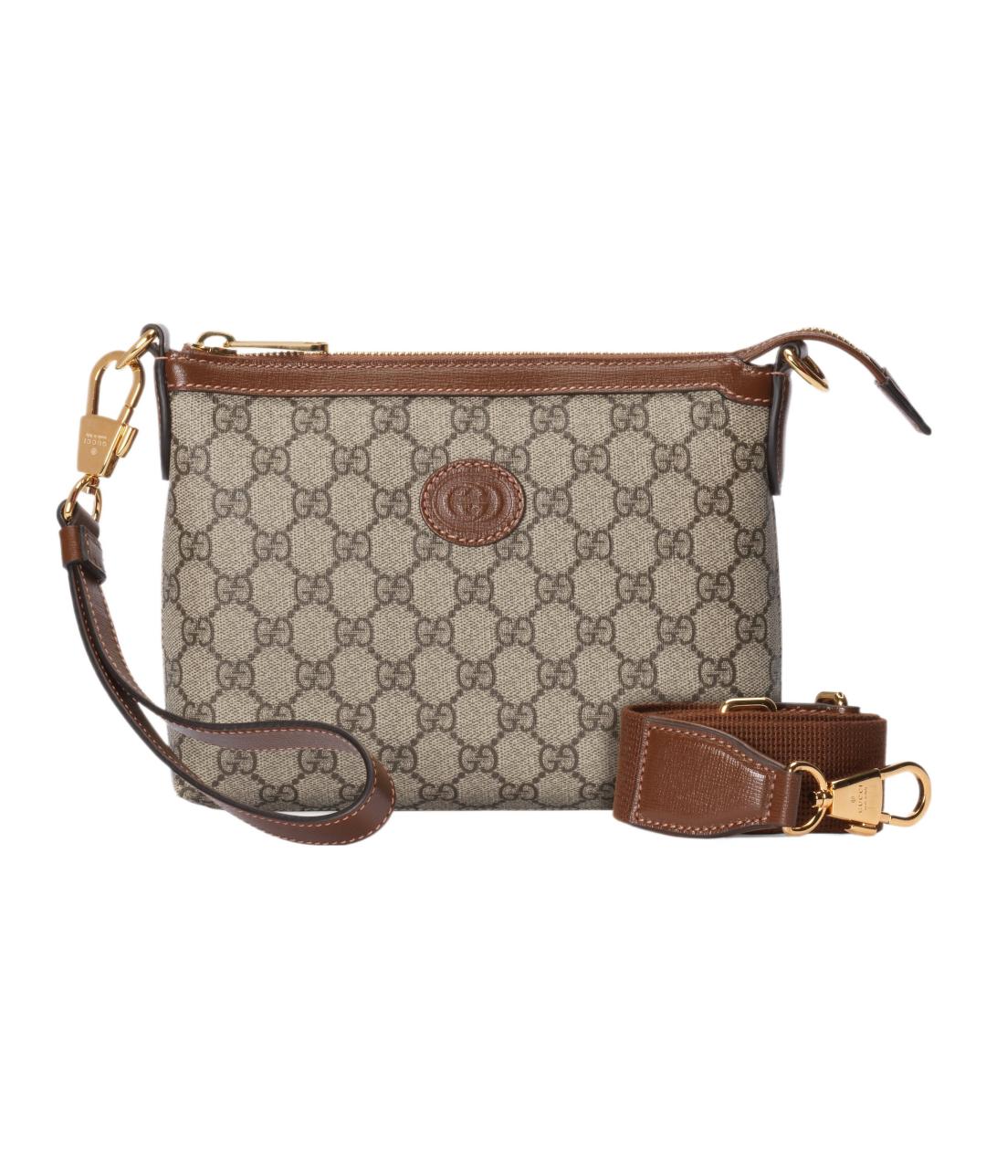 GUCCI Коричневая сумка на плечо, фото 3