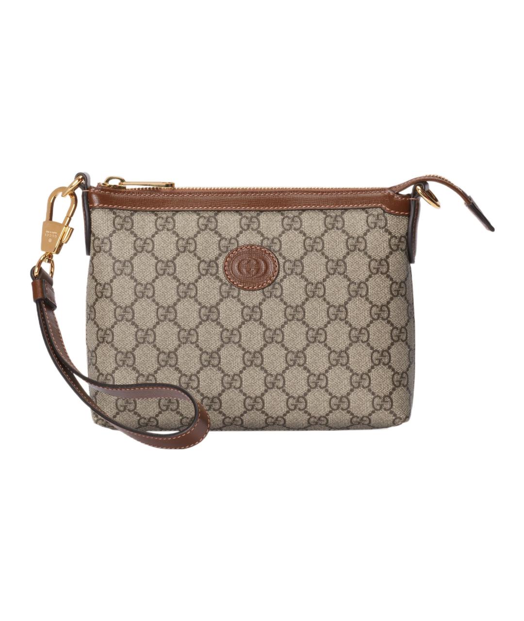 GUCCI Коричневая сумка на плечо, фото 1