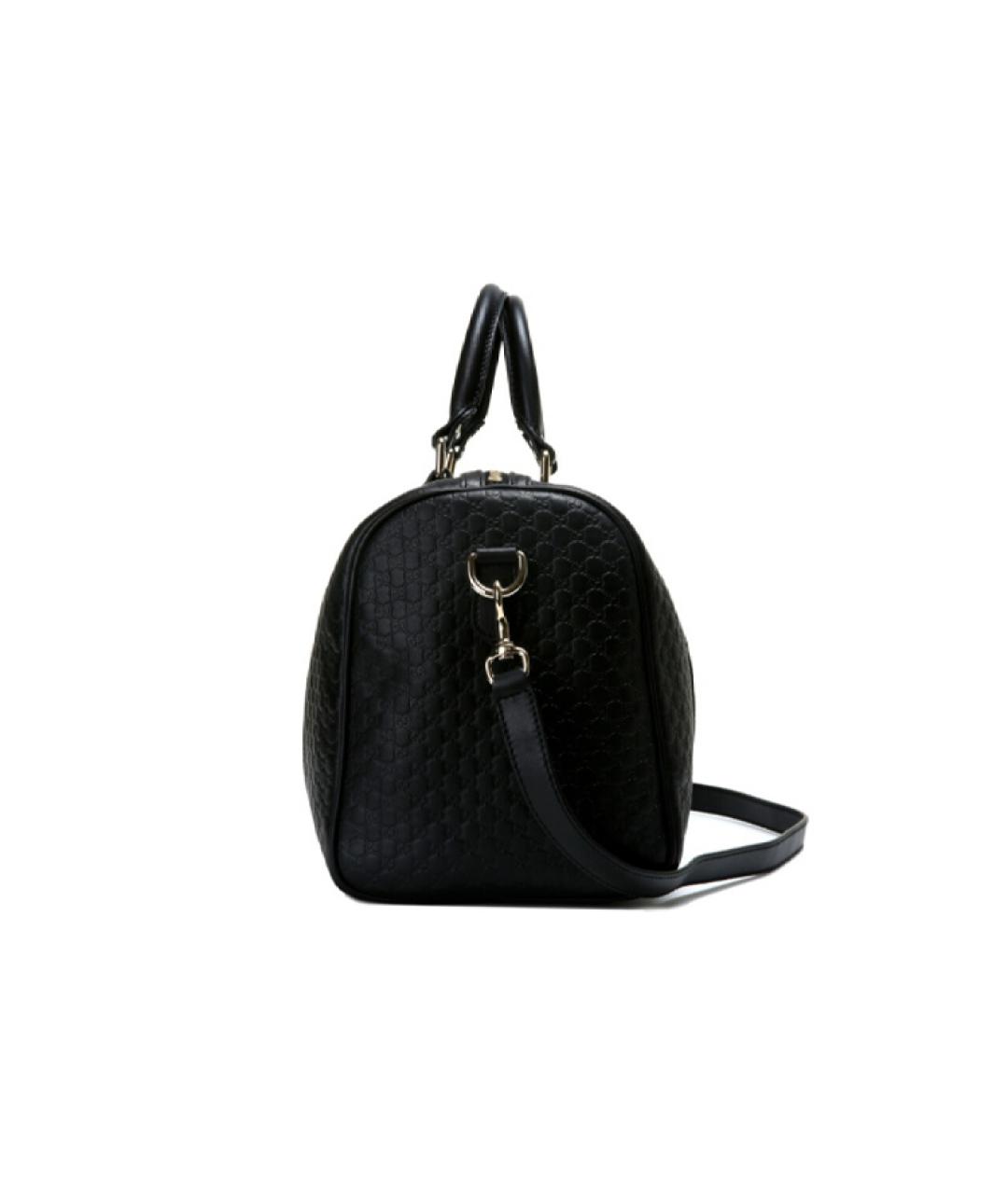 GUCCI Черная кожаная дорожная/спортивная сумка, фото 4