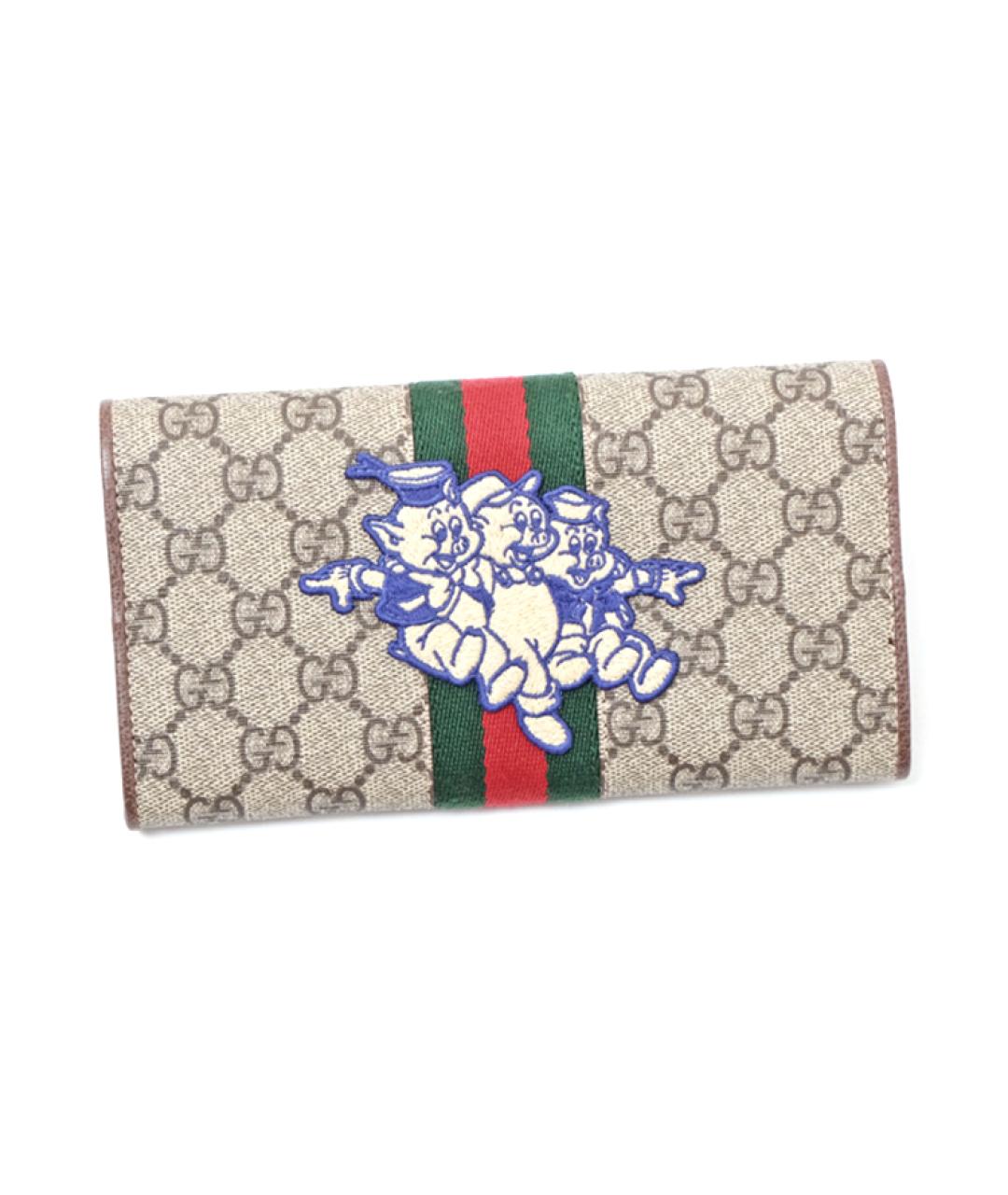 GUCCI Бежевый кошелек, фото 5