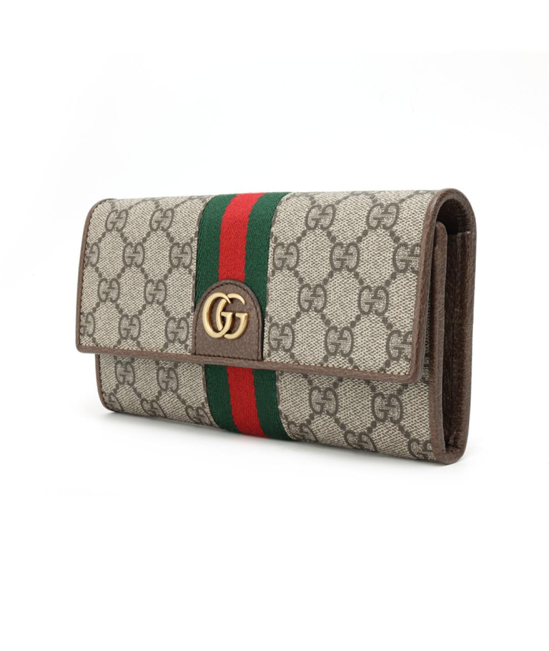 GUCCI Бежевый кошелек, фото 3