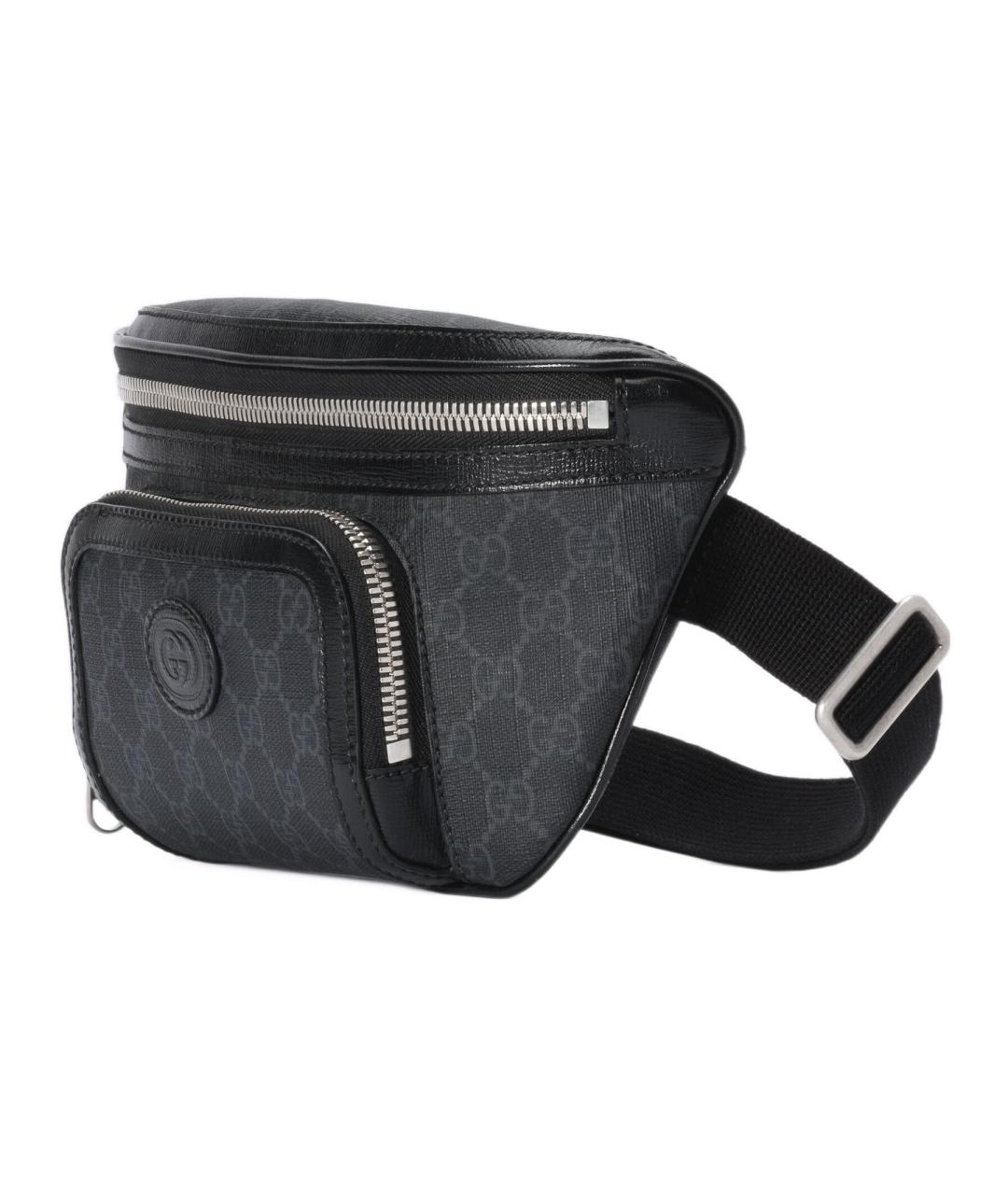 GUCCI Черная поясная сумка, фото 3