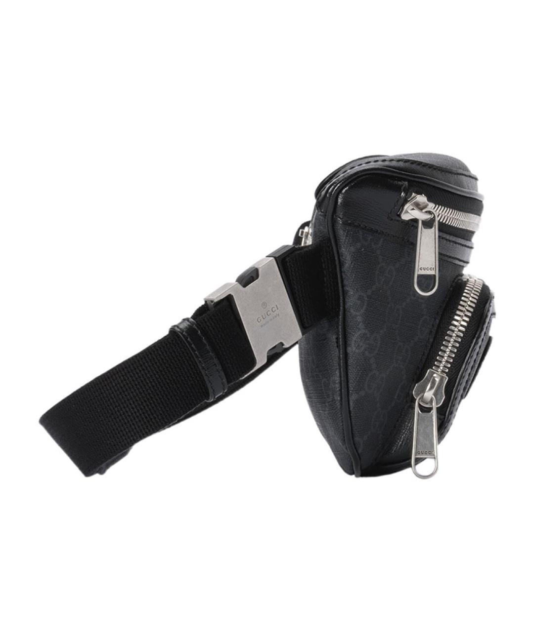 GUCCI Черная поясная сумка, фото 4