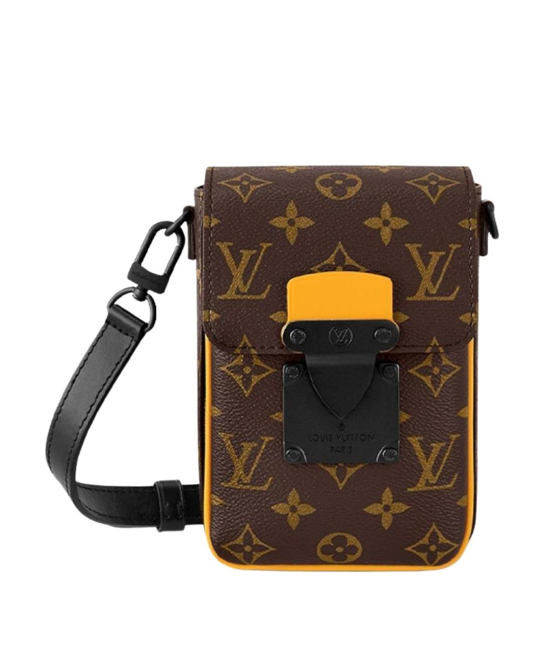 LOUIS VUITTON Коричневая сумка на плечо, фото 1