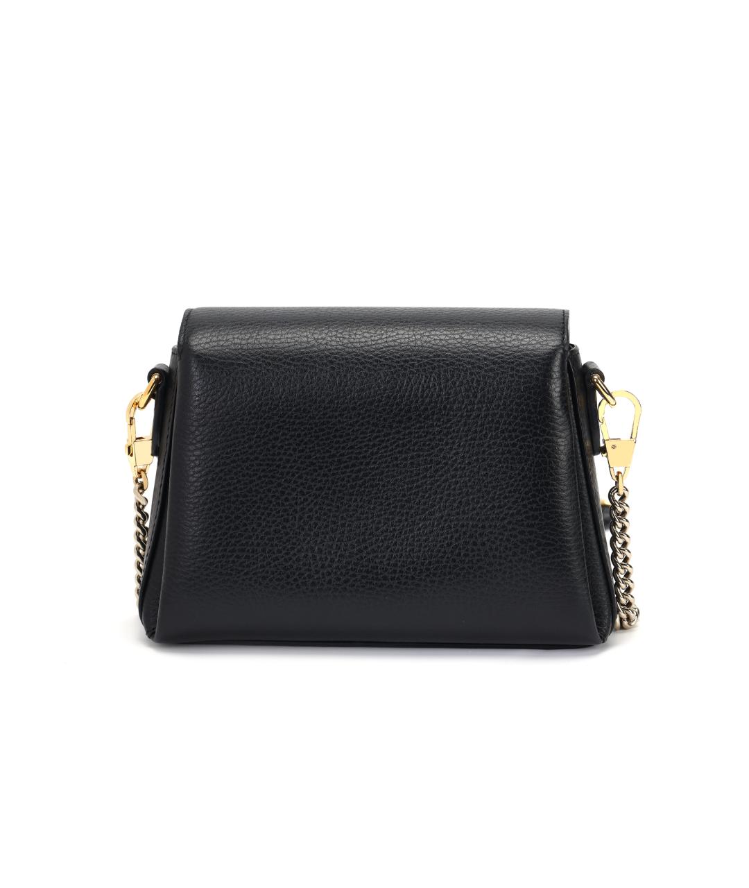 GUCCI Черная кожаная сумка через плечо, фото 3