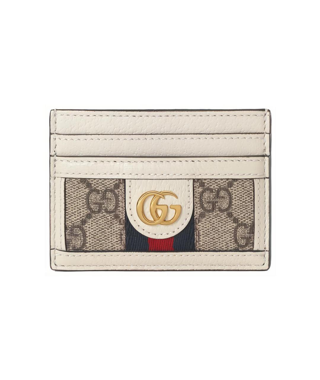 GUCCI Коричневый кардхолдер, фото 1