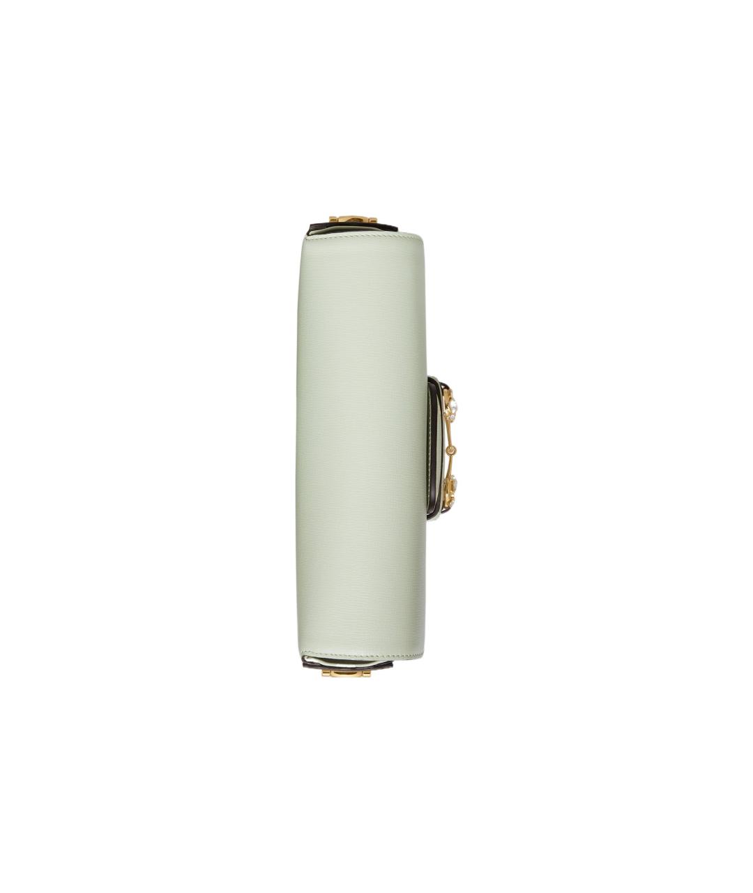 GUCCI Салатовая кожаная сумка через плечо, фото 5