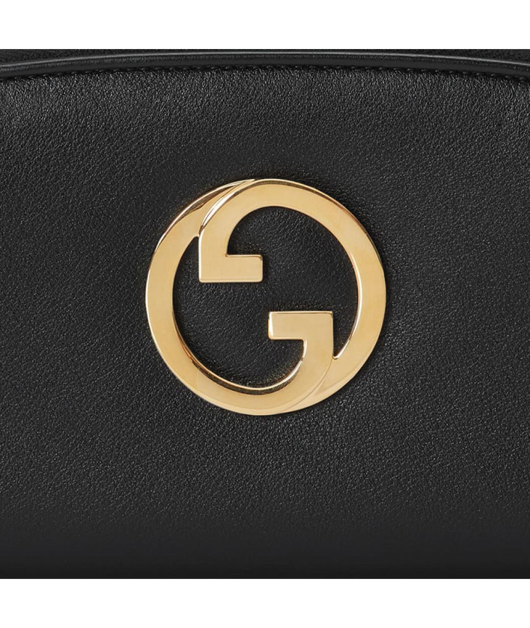 GUCCI Черный кожаный кошелек, фото 5