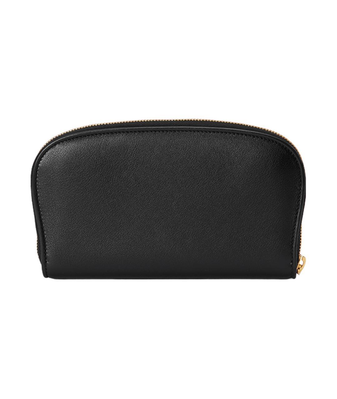 GUCCI Черный кожаный кошелек, фото 3