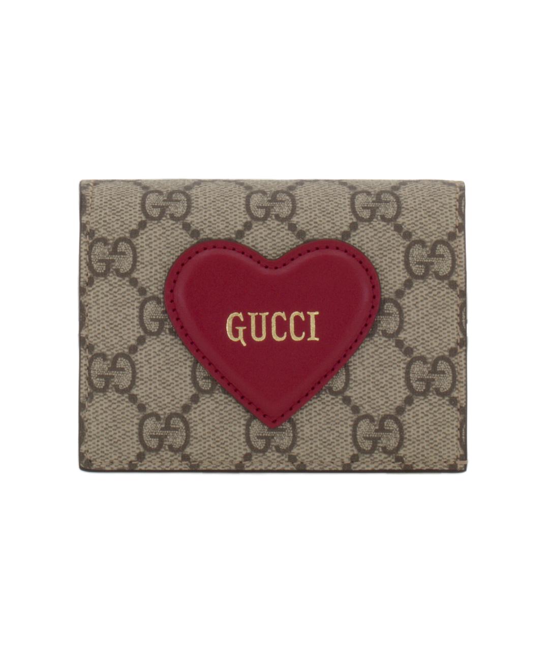 GUCCI Бежевый кардхолдер, фото 1