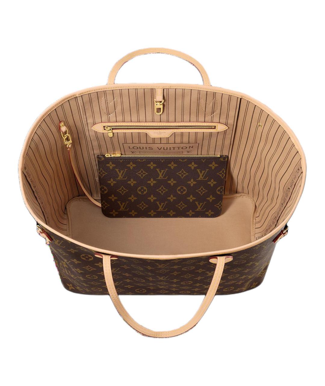 LOUIS VUITTON Коричневая сумка через плечо, фото 3