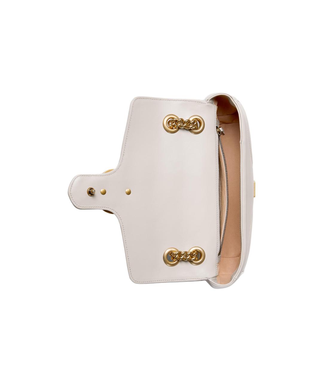 GUCCI Серая кожаная сумка через плечо, фото 5