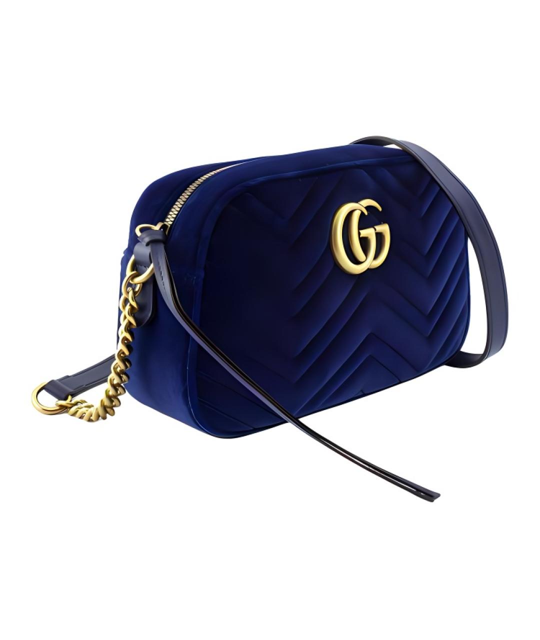 GUCCI Темно-синяя сумка через плечо, фото 2