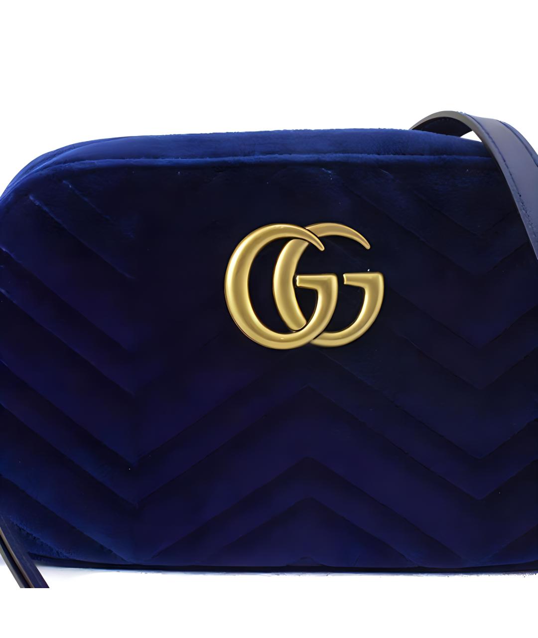 GUCCI Темно-синяя сумка через плечо, фото 5