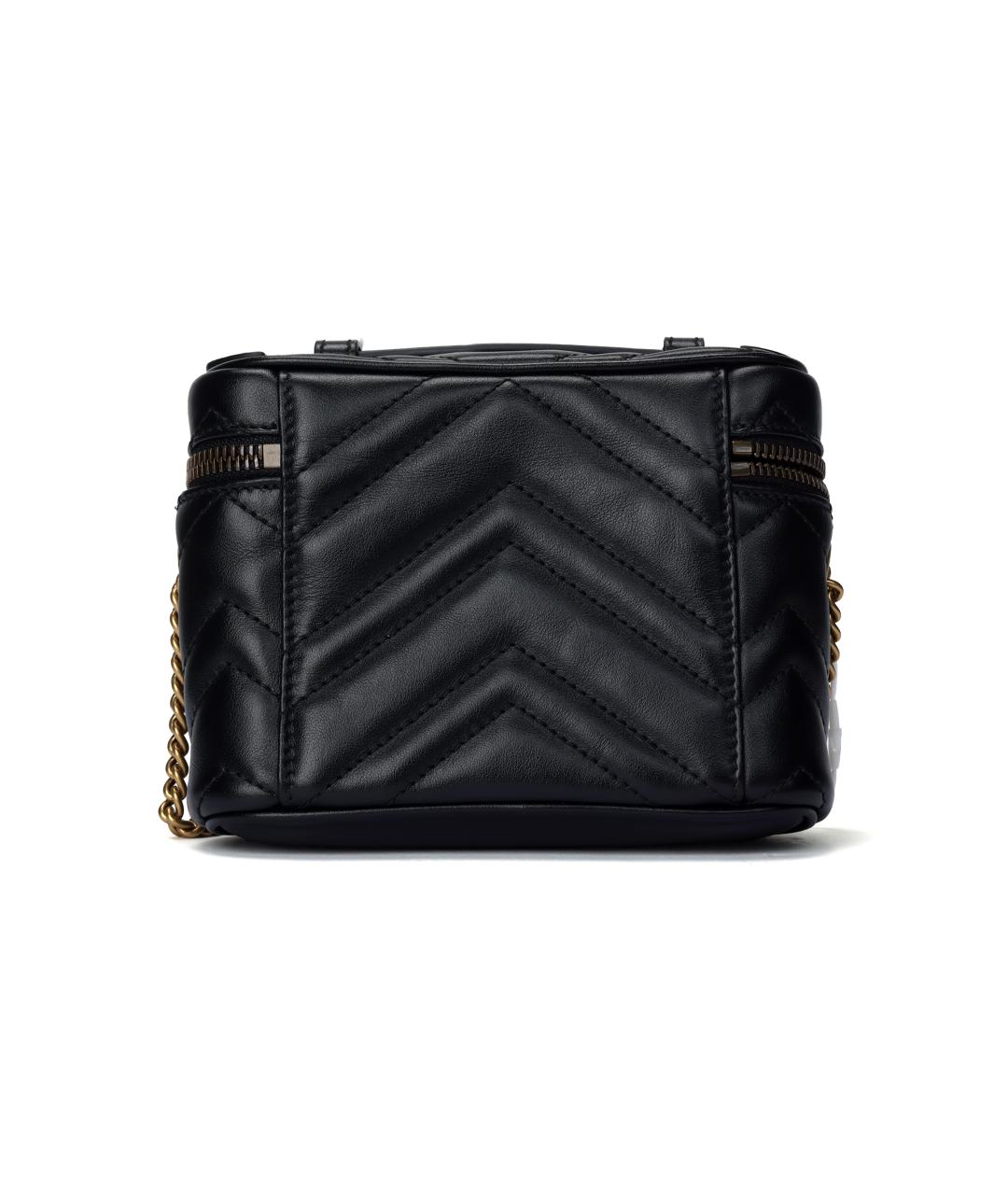 GUCCI Черная кожаная сумка через плечо, фото 3