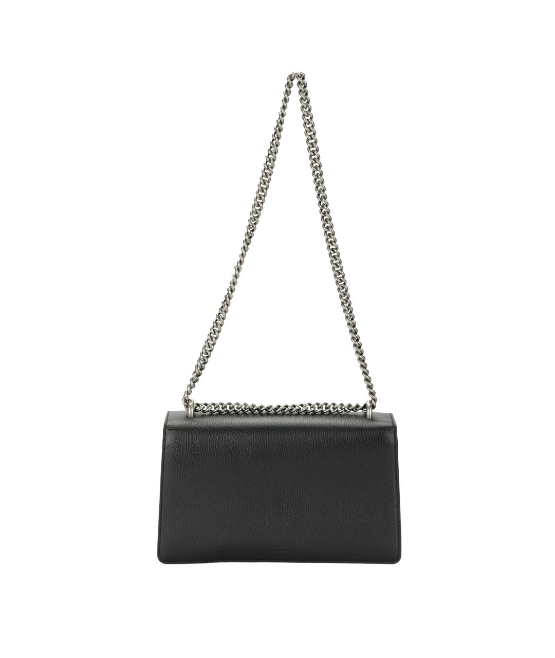 GUCCI Черная кожаная сумка через плечо, фото 3