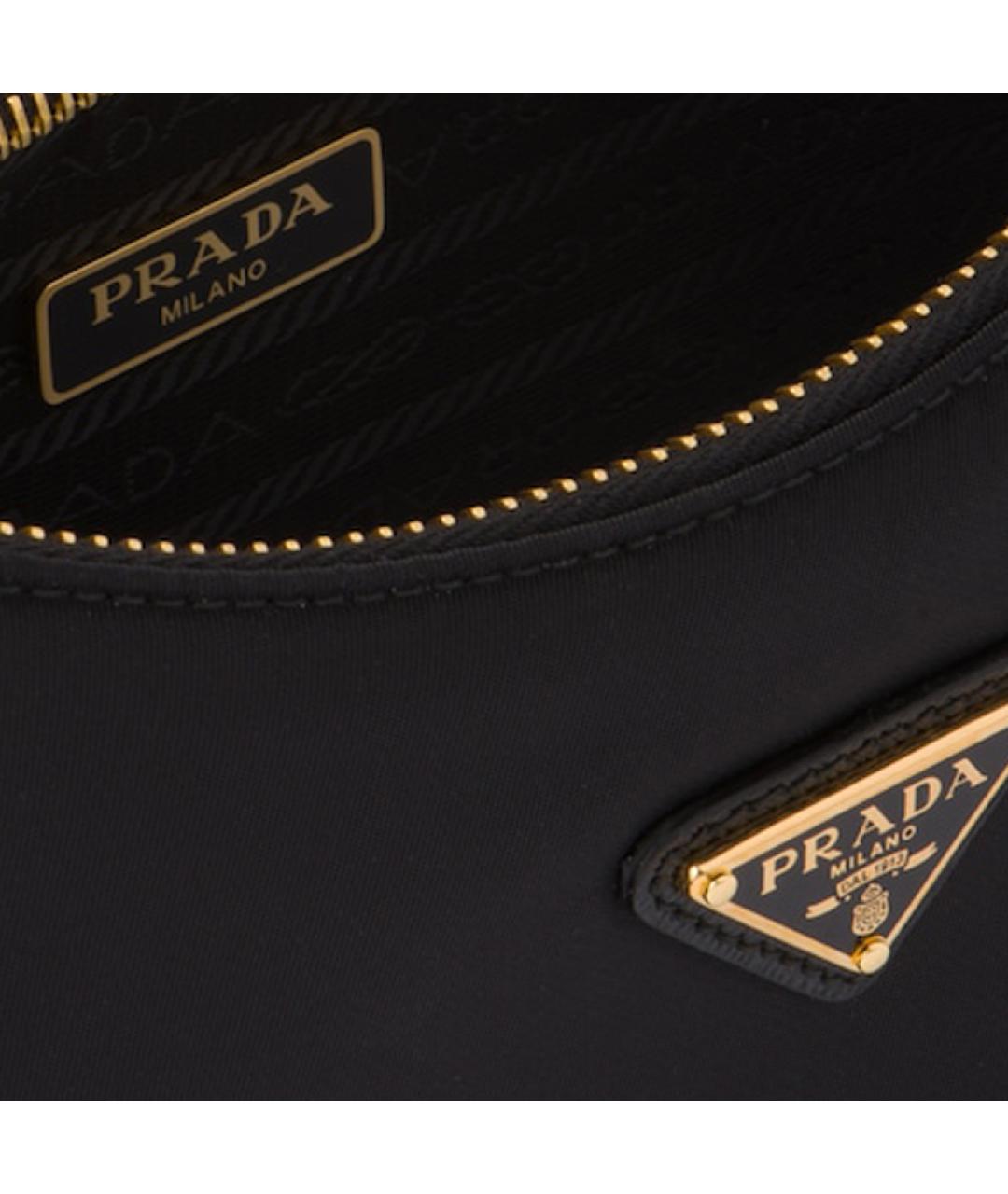 PRADA Черная сумка через плечо, фото 4