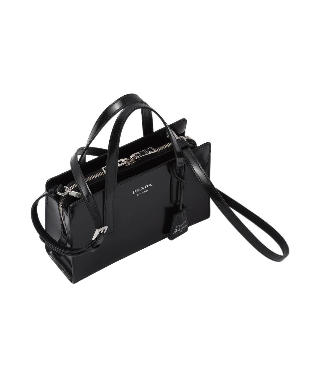 PRADA Черная кожаная сумка через плечо, фото 2