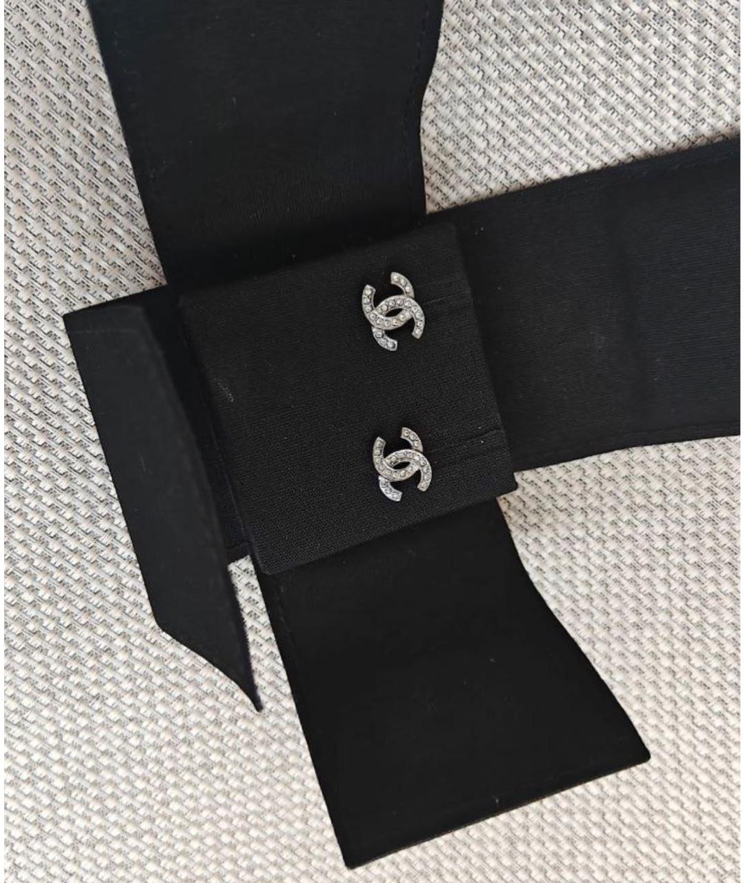 CHANEL Серебряные латунные серьги, фото 4