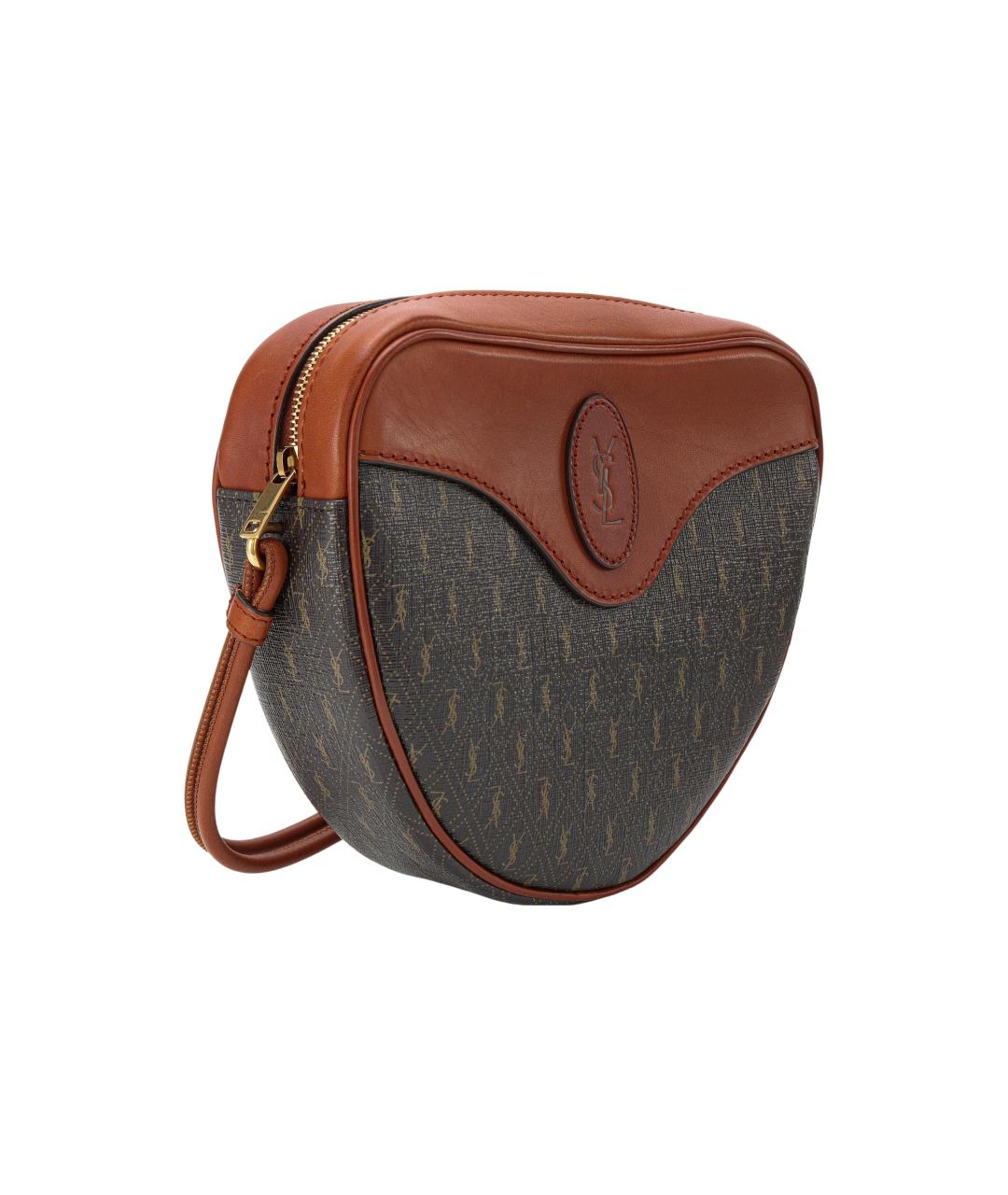 SAINT LAURENT Коричневая сумка через плечо, фото 3