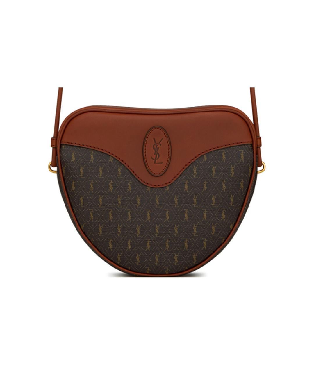 SAINT LAURENT Коричневая сумка через плечо, фото 1