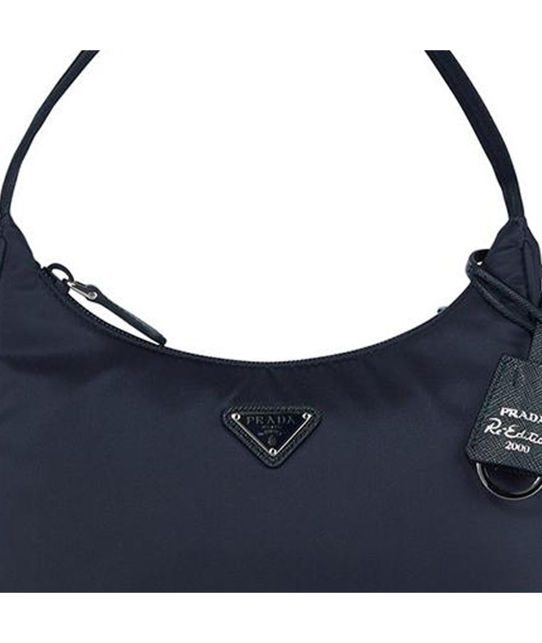 PRADA Синяя сумка через плечо, фото 4