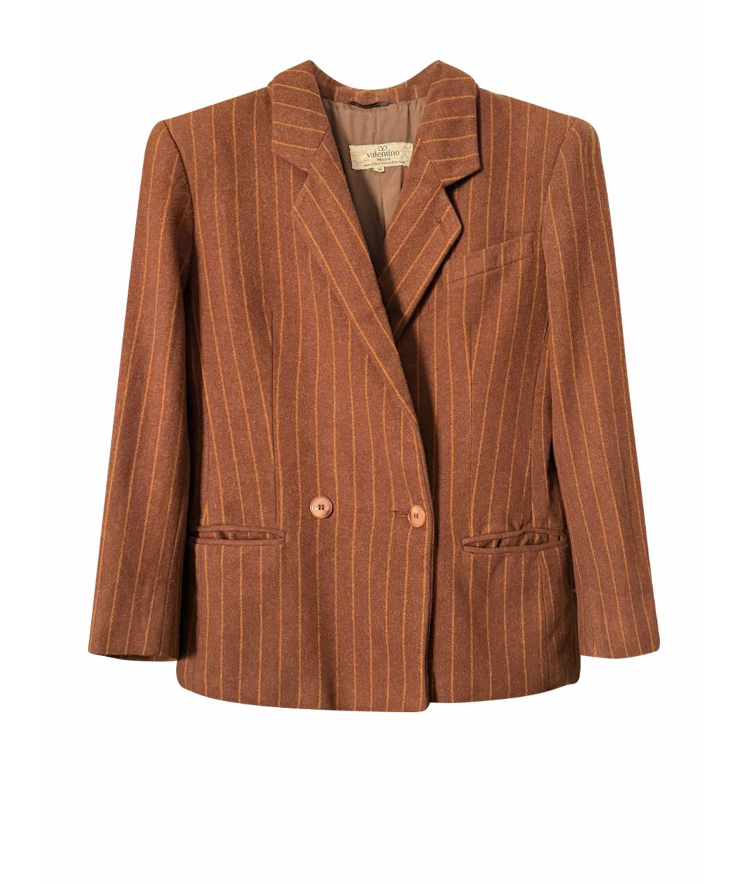 VALENTINO Коричневый жакет/пиджак, фото 1