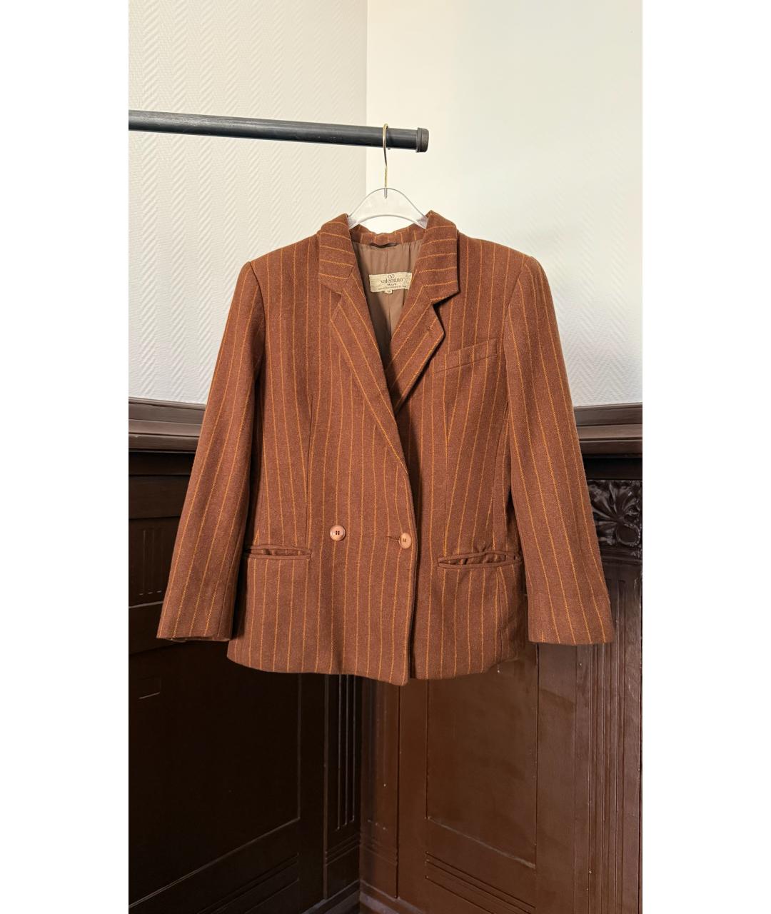 VALENTINO Коричневый жакет/пиджак, фото 7