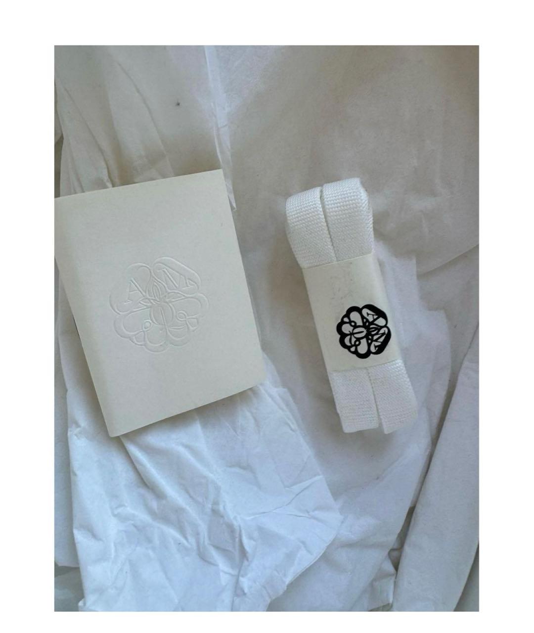 ALEXANDER MCQUEEN Белые кожаные кеды, фото 6