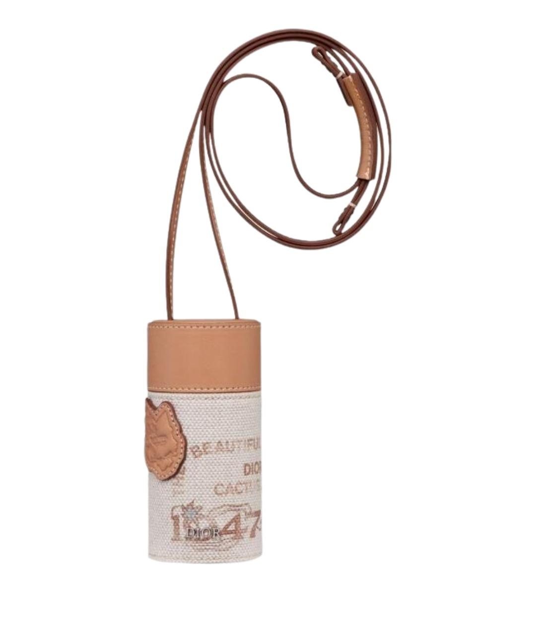 CHRISTIAN DIOR Бежевая сумка через плечо, фото 1