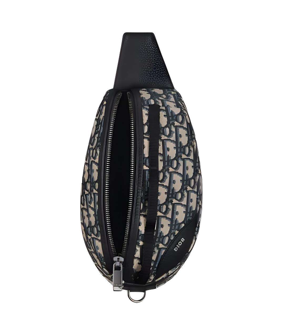 CHRISTIAN DIOR Синяя сумка на плечо, фото 3