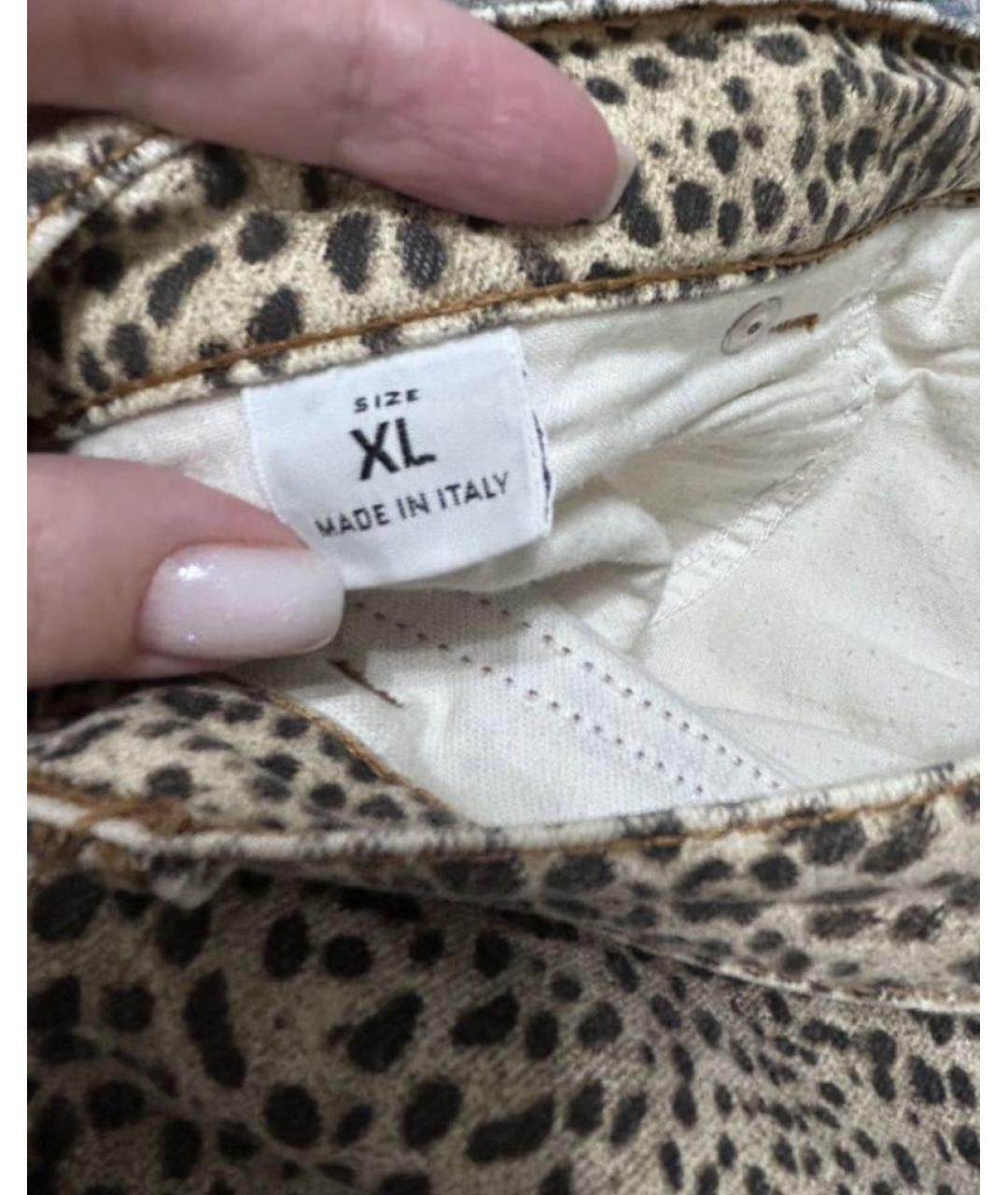 ROBERTO CAVALLI Мульти хлопко-эластановые прямые джинсы, фото 5