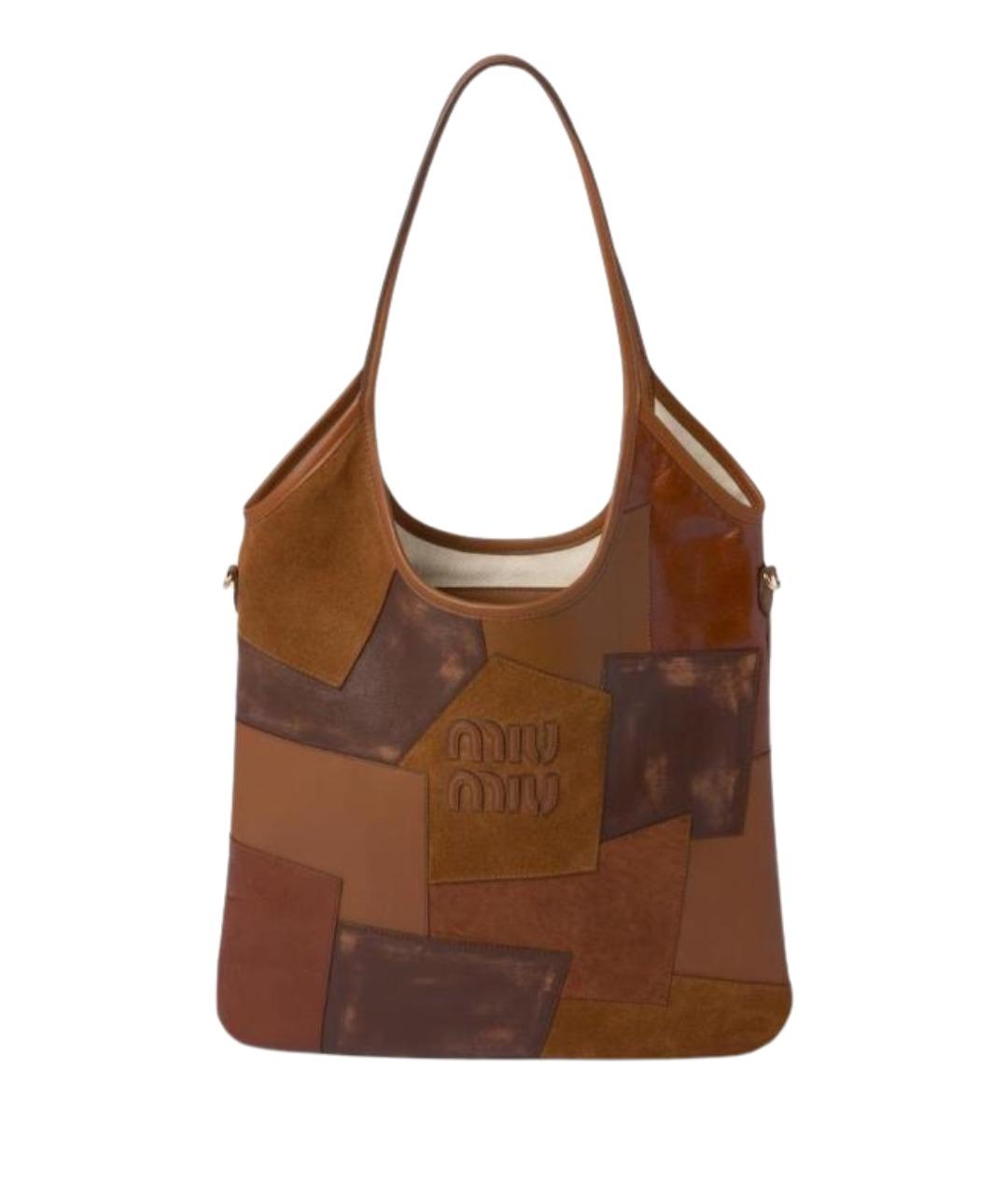 MIU MIU Коричневая сумка через плечо, фото 1
