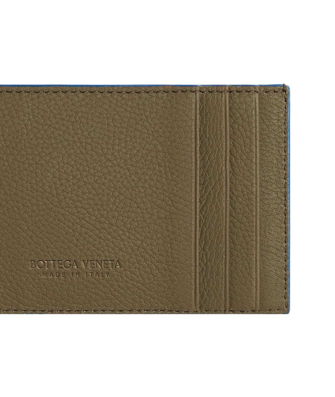 BOTTEGA VENETA Коричневый кожаный кардхолдер, фото 4