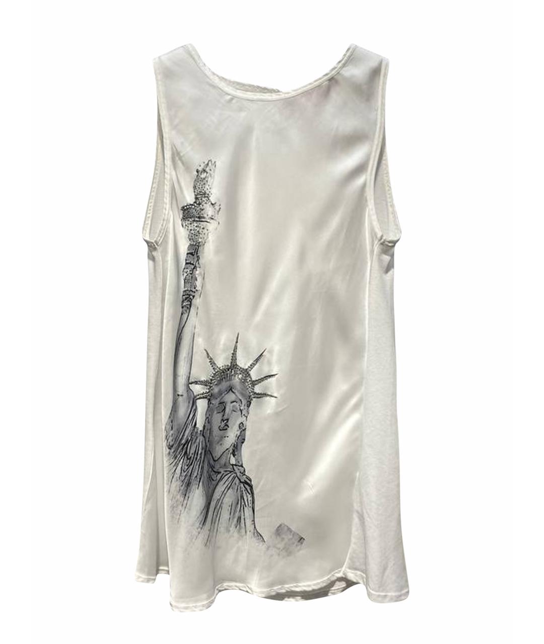 LIU JO Белый хлопковый детская футболка / топ, фото 1