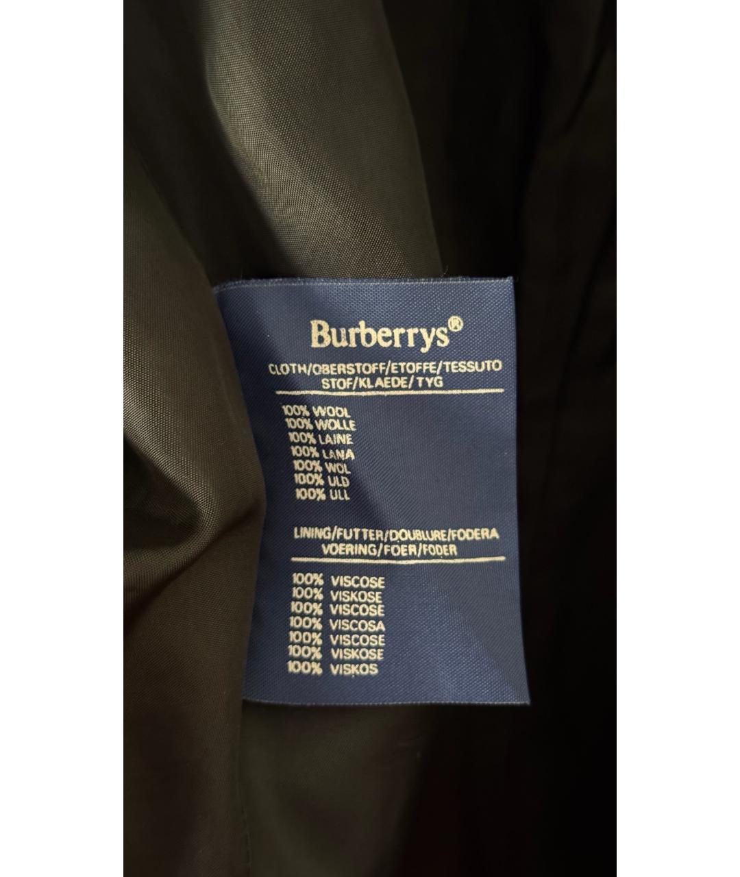 BURBERRY Серый жакет/пиджак, фото 5