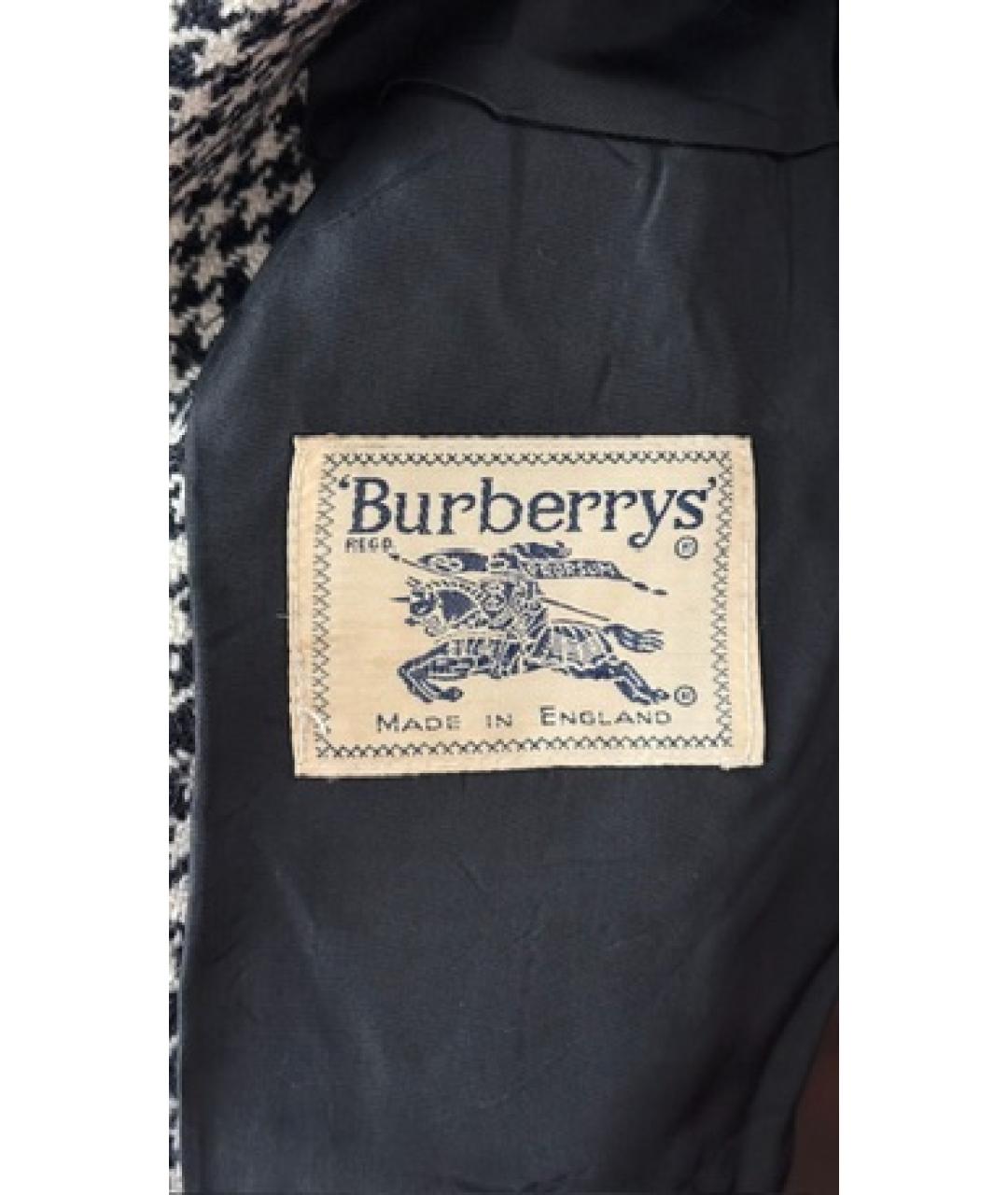 BURBERRY Серый жакет/пиджак, фото 4