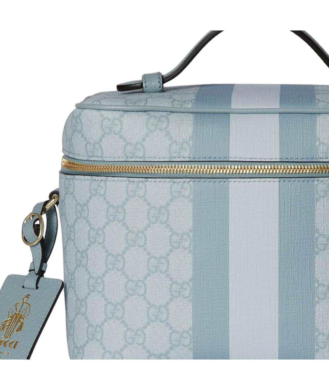 GUCCI Голубая косметичка, фото 5