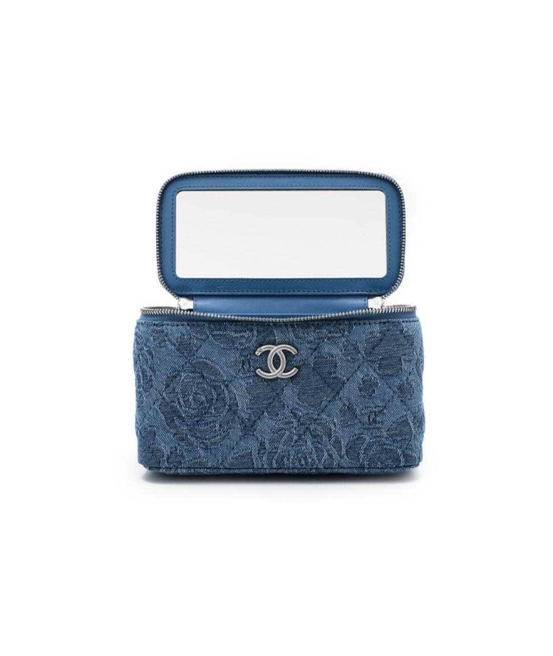 CHANEL Синяя сумка через плечо, фото 3