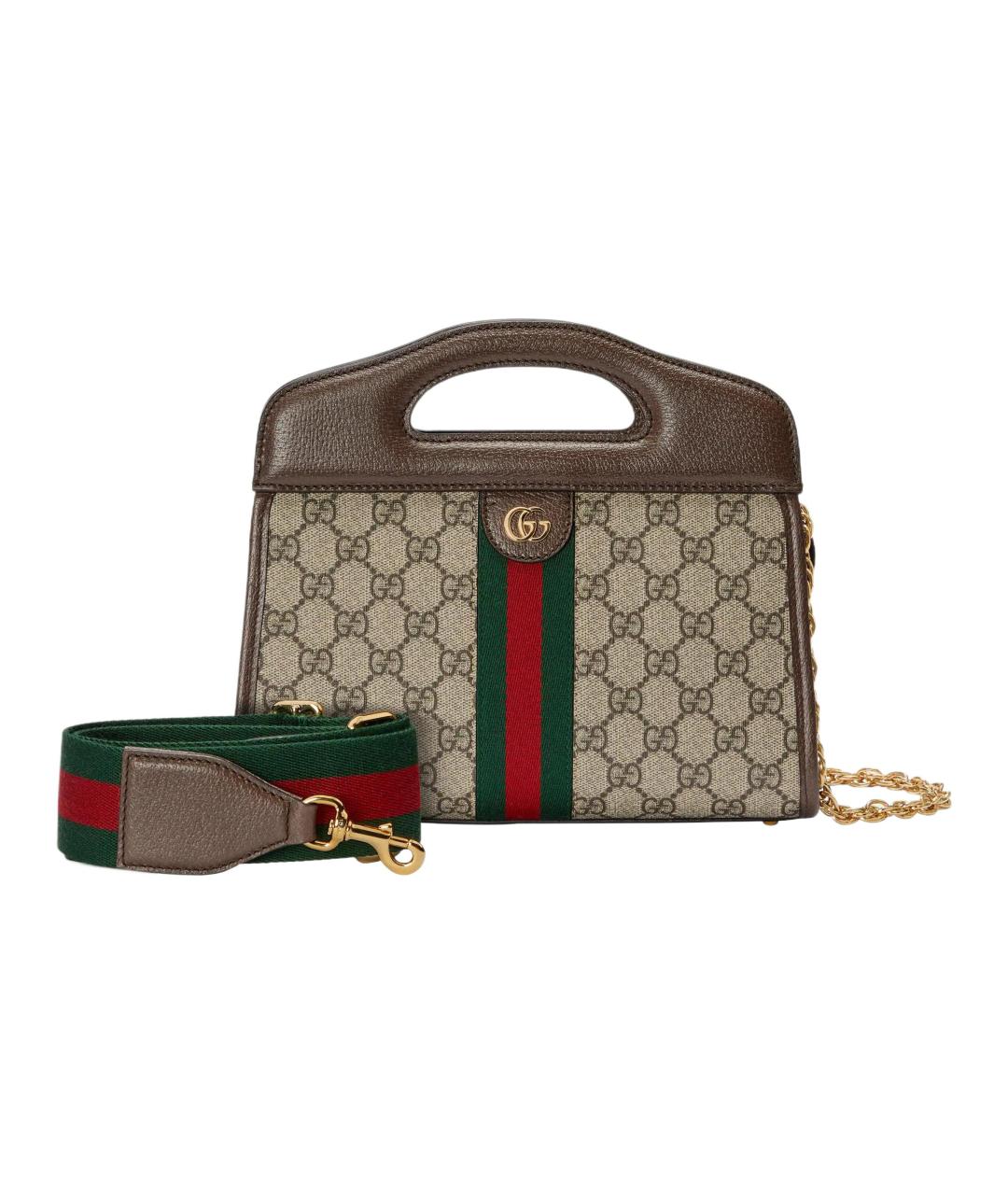 GUCCI Коричневая сумка через плечо, фото 2