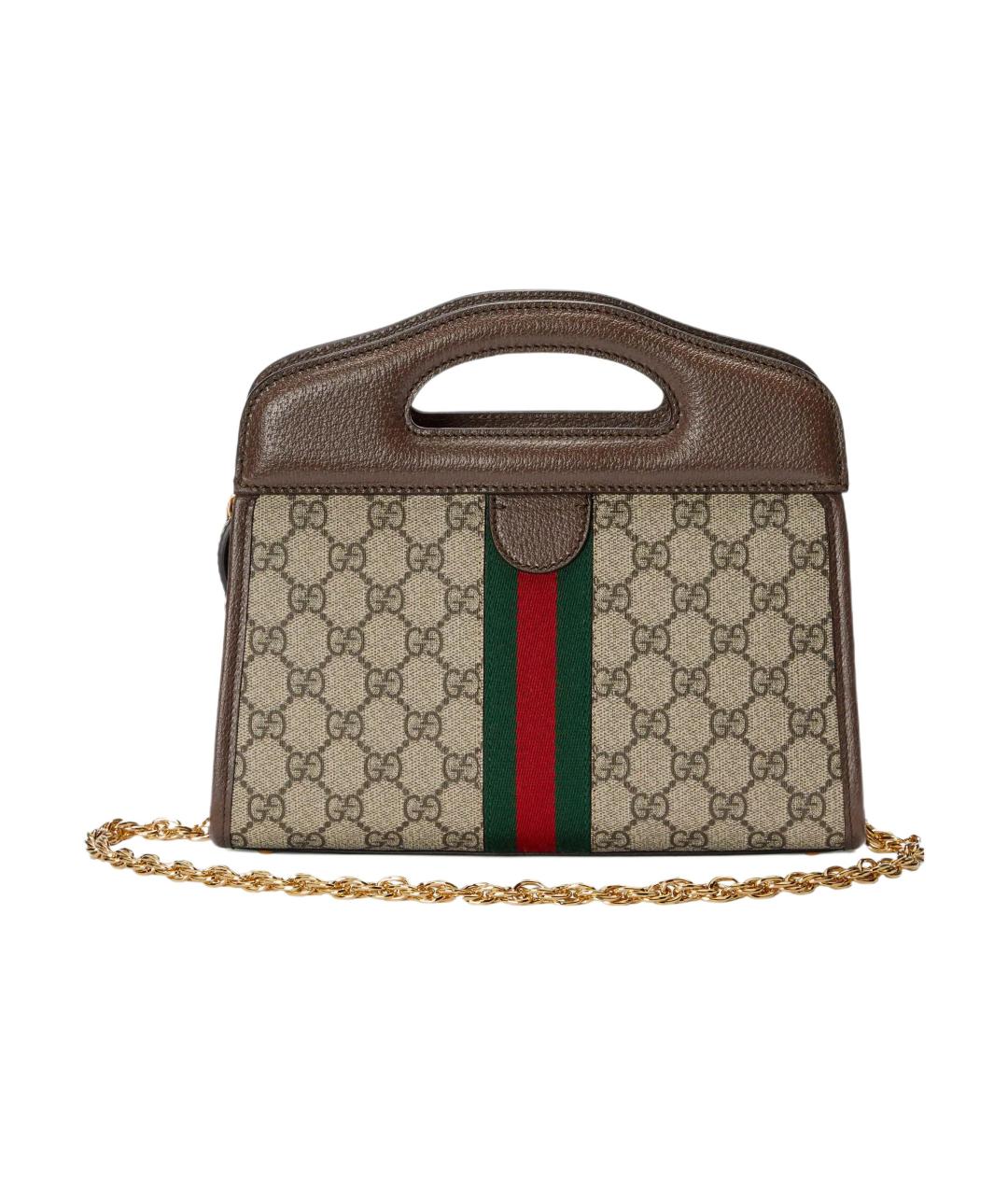 GUCCI Коричневая сумка через плечо, фото 3