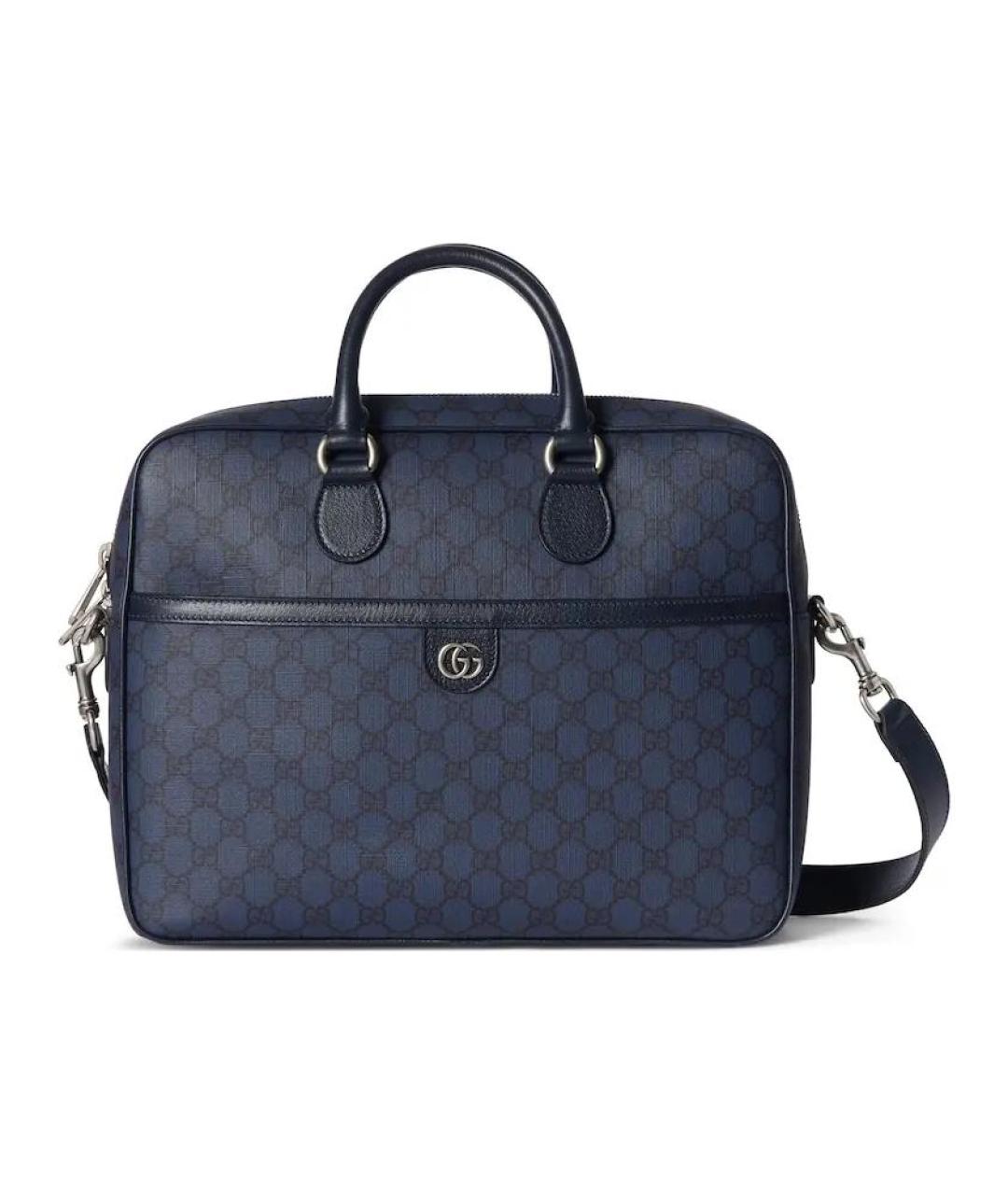 GUCCI Синий портфель, фото 1