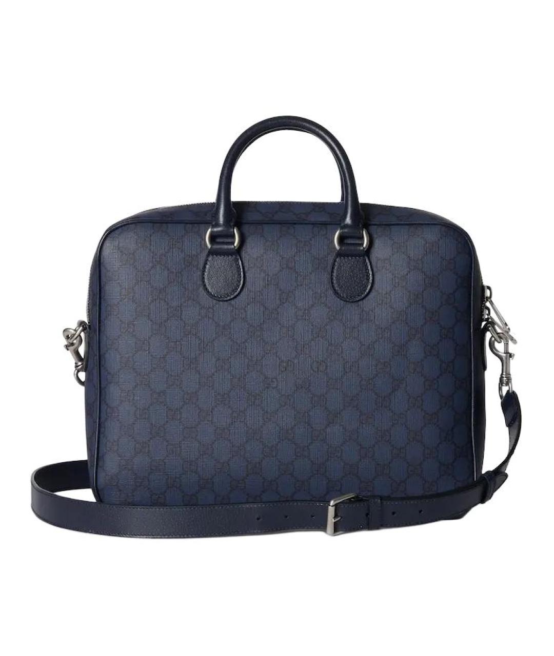 GUCCI Синий портфель, фото 4