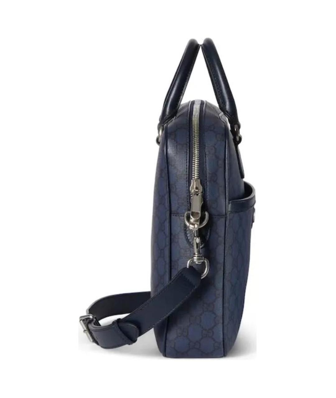 GUCCI Синий портфель, фото 3