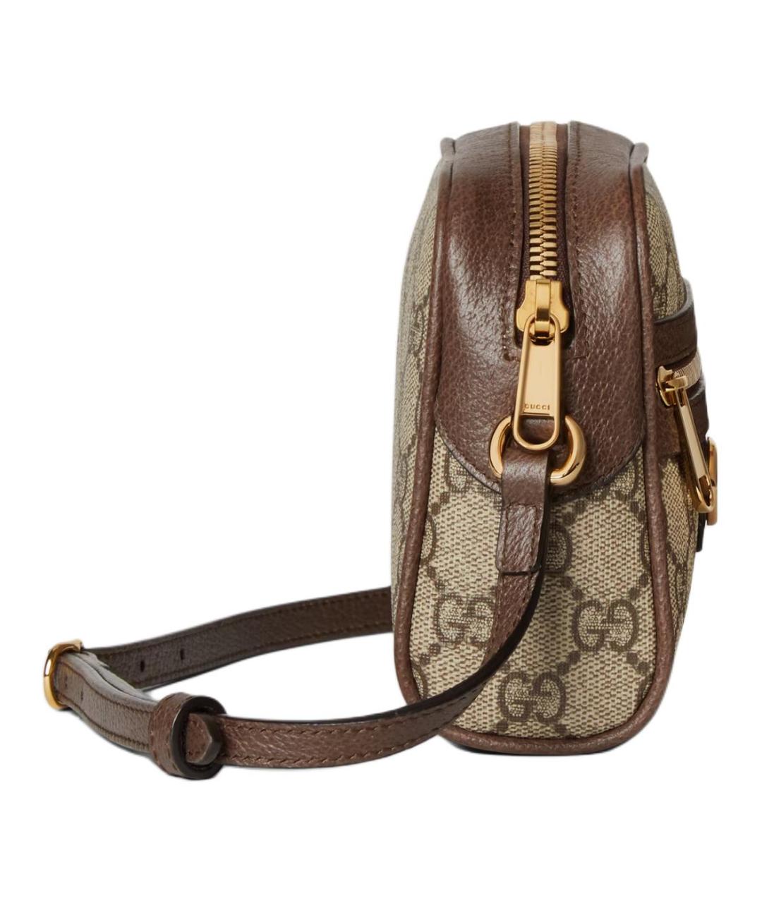 GUCCI Коричневая сумка через плечо, фото 3